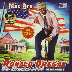 Mac Dre - Ronald Dregan - Dreganomics  [VINYL RECORD - LP] Colored Vinyl, Gold, Ltd Ed