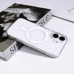 For  iPhone 17 Ip17 Air 17promax 16 Pro Max 16 15 14 13 12 11 Case Clear, [Compatible with Magsafe] [Military-Grade Protection] Shockproof Slim Phone Sleeve Cases Shell Protective Luxury Silicone Cover