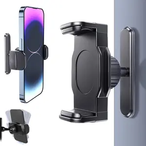 Magnetic Phone Holder for Gym, Magnet Gym Phone Mount w/ 6 x N52 Magnets, Home Workout Gym Accessories for Men Women, Quick Release Clamp, Thick-Case Friendly, Fits 4.7–7" iPhone 17/16/15/14 & Galaxy