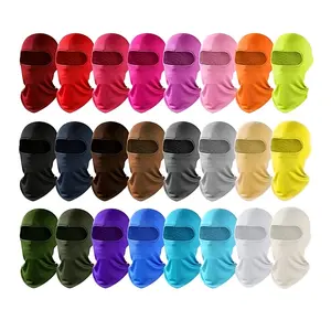 1/5 Pcs Ski Mask Cover Balaclava Full Face Mask Summer Face Cover UV Windproof Balaclava for Men Women Outdoor Sports