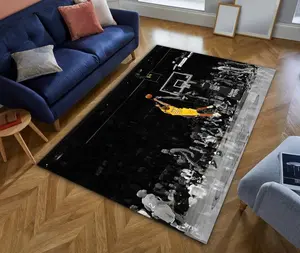 K0be rug, Last Shot Print,Sport print rug,Basketball Legend Art, Inspirational rug