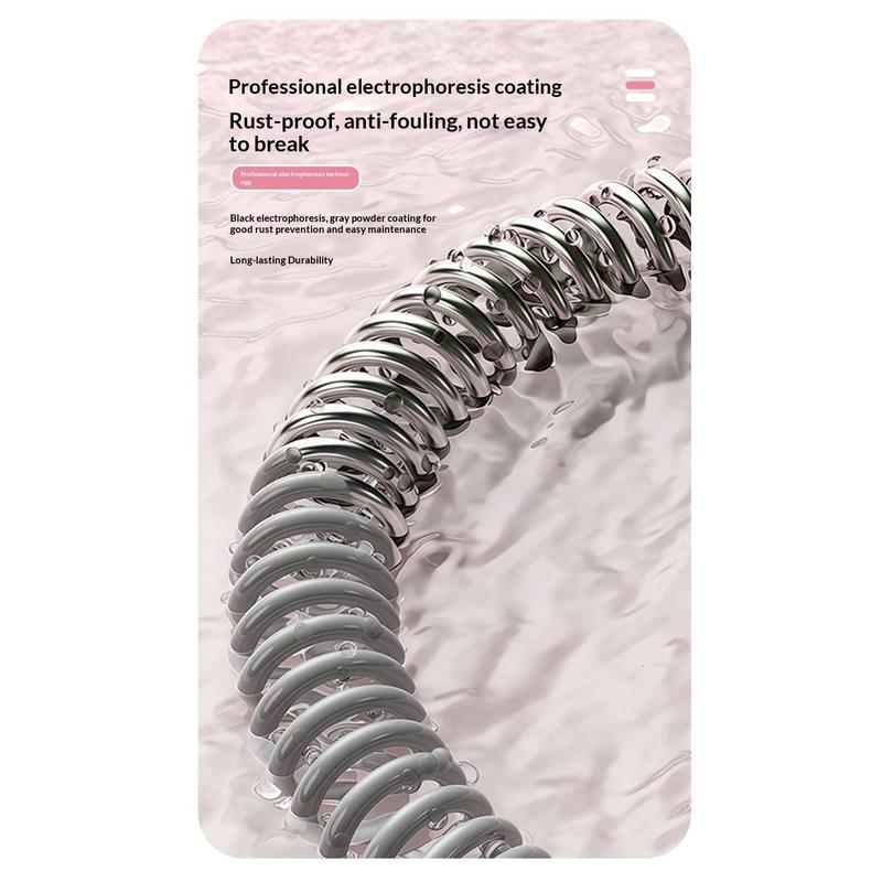 Multifunctional Cordless Battle Rope with Adjustable Weighted Rings for Men Women Fitness Home Use Arm Strength Training Equipment