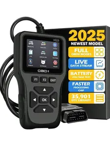 OBD2 Scanner Diagnostic Tool, Check Engine Code Reader with Reset, Mode 6, 8 & I/M Readiness for All OBDII Cars Since 1996