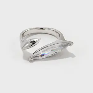 Zirconia Open Ring - boonee alus