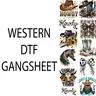 WESTERN DTF GANGSHEET FOR SHIRTMAKING