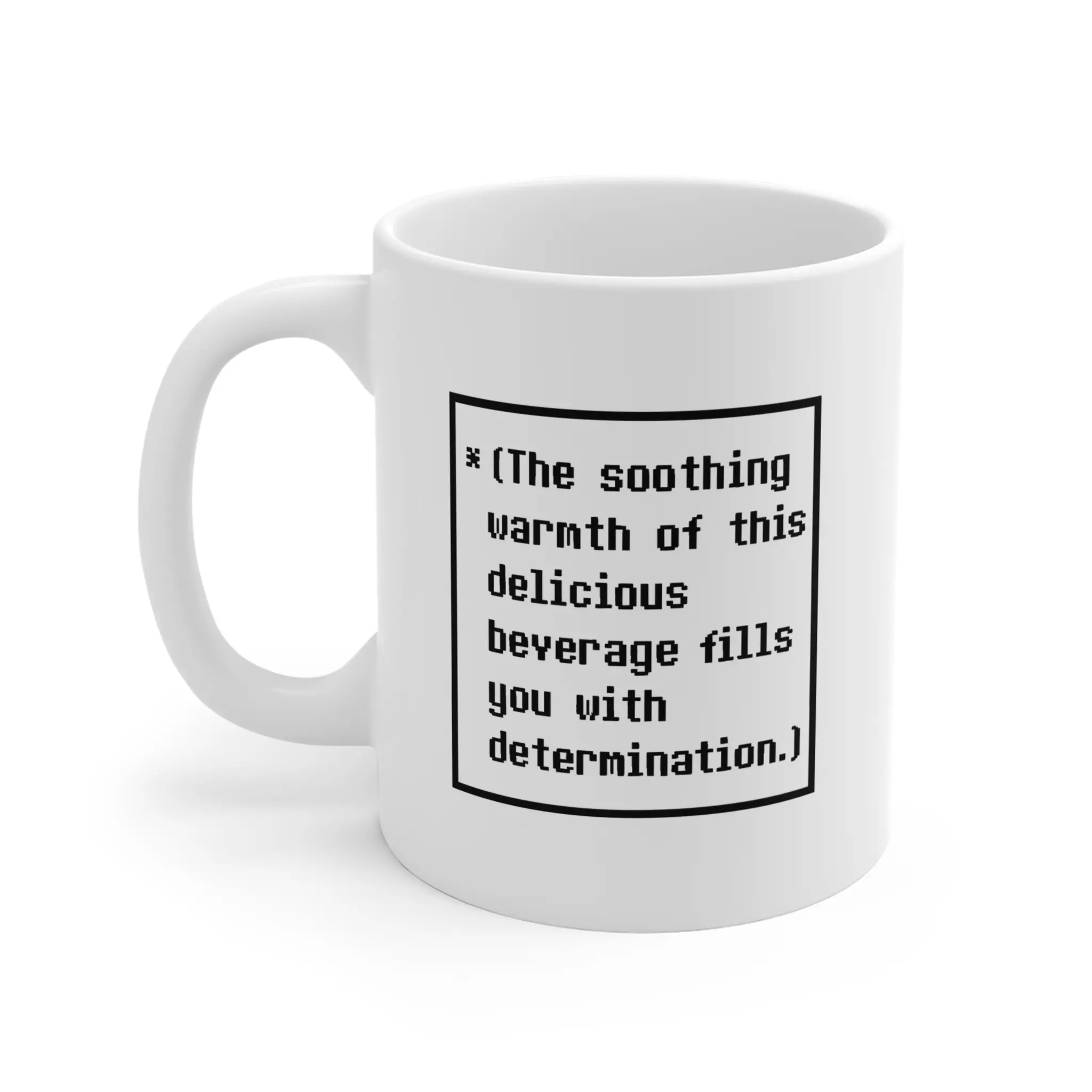Retro Gaming Mug, Undertale Quote, Coffee Mug