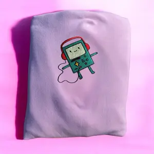 Game console embroidered Kawaii sweatshirt Embroidered Pullover Sweatshirt Casual Womenswear Hoodie Tops Style Piece