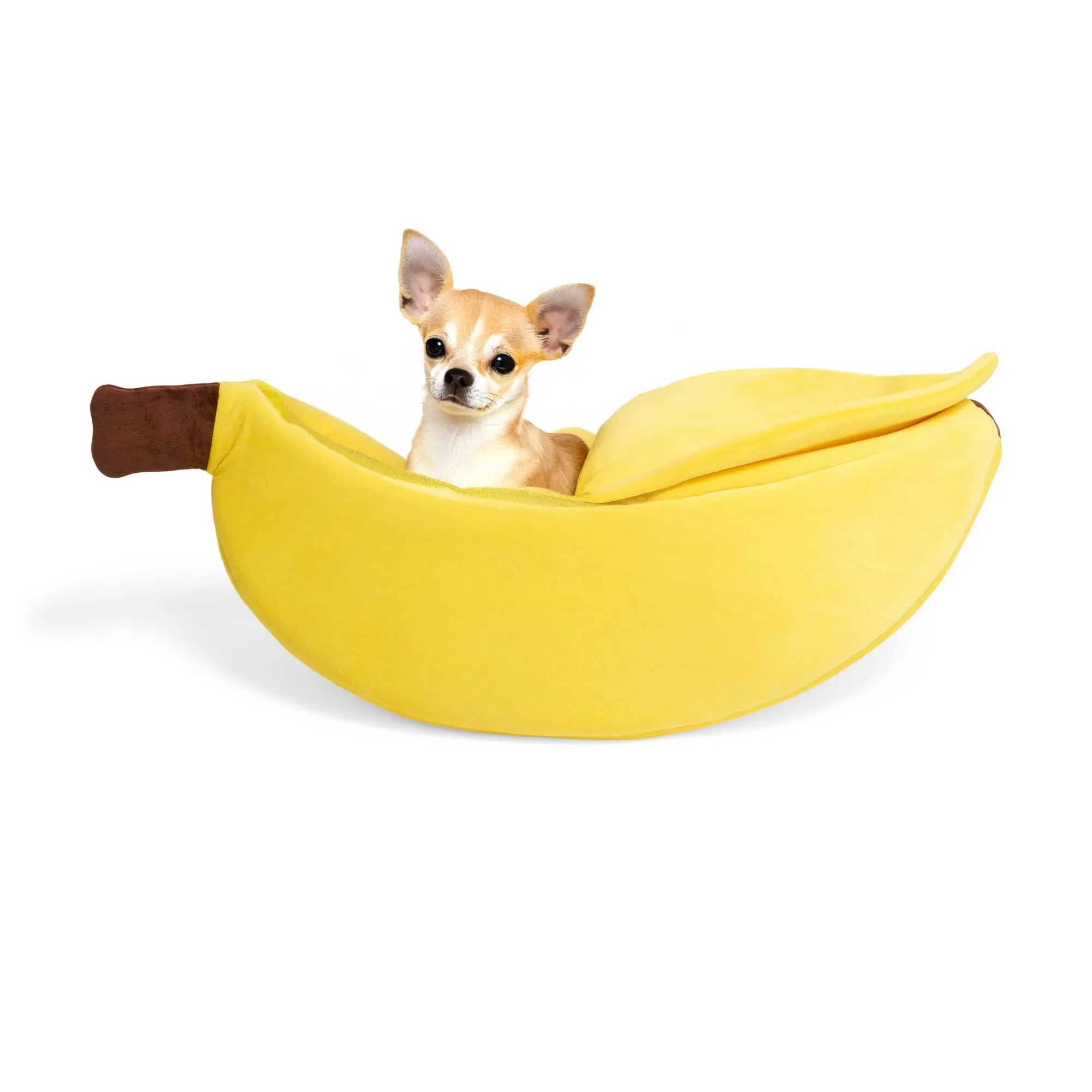 EveryYay Banana Hooded Cat Bed
