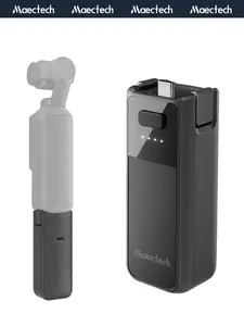 Maectech Fast Charging Battery Handle for DJI Osmo Pocket 3 and Pocket 4 Accessories Battery Grip with Original Factory Battery Cells