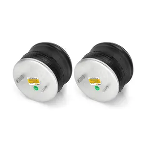 2 pack of TORQUE Trailer Air Spring Bag (Replaces Firestone 8729, W01-358-8729, Goodyear 1R13-130) (2 x TR8729)