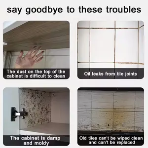 Transparent Heat-Resistant Waterproof Film, Oil-Proof Anti-Static, Ideal for Kitchen Tiles, Stovetops, Gas Burners, Range Hoods
