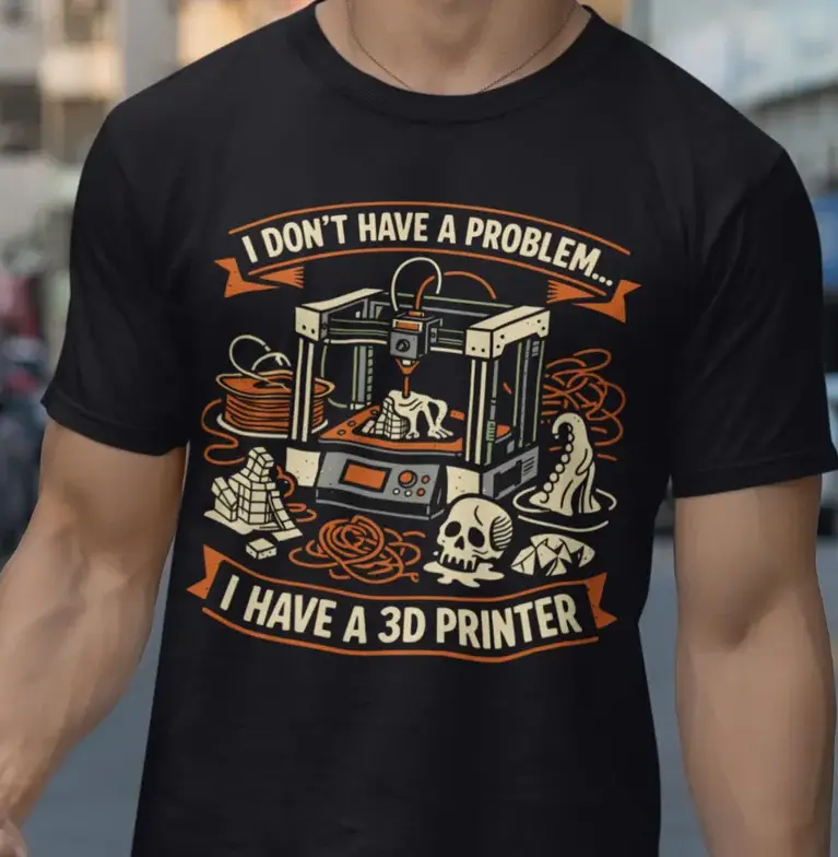 3D Printer Hobbyist T-Shirt, Maker Lifestyle Tee #SohoChic