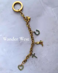 Wander West – Custom Western Bag Charms 18K Gold