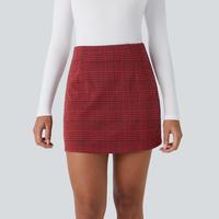 Burgundy Houndstooth Pattern
