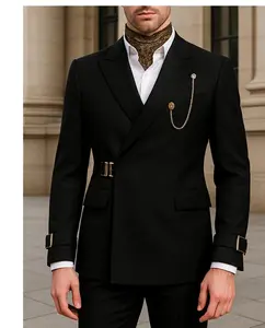 Men's Slim Two-Piece Suits,Wedding Suit,Casual Business Retro, Groom Outfits, Party Suits,Formal Occasions,Groom's Wedding Tuxedo,Vintage Suits