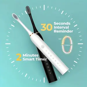 Electric Toothbrush for Adults & Kids, Soft Bristles, Rechargeable Smart Design, Suitable for All Ages, Six Gears Adjustment