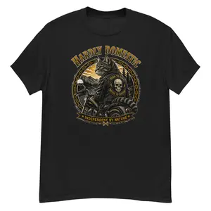 Hardly Domestic Unisex Graphic T-Shirt 100% Cotton