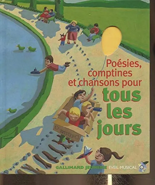 USED Book - Poésies, comptines et chansons pour tous les jours by Collectif (Hardcover) - french