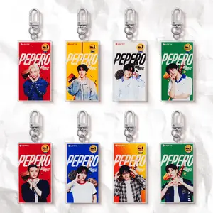 [GIFT] LOTTE PEPERO Chocolate Biscuit Stick StrayKids Keyrings 1 piece