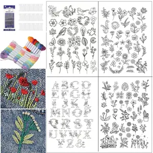 Water-Soluble Embroidery Stabilizer Fabric, Handmade Sewing Transfer Material, Ideal for Letter Patterns & DIY Projects