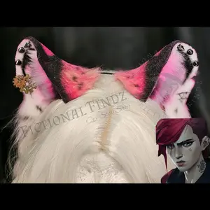 Vi- 'The Piltover Enforcer' Arcane themed leopard ears