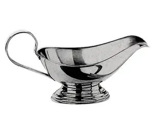 Mepra 10oz Vintage Stainless Steel Gravy Boat