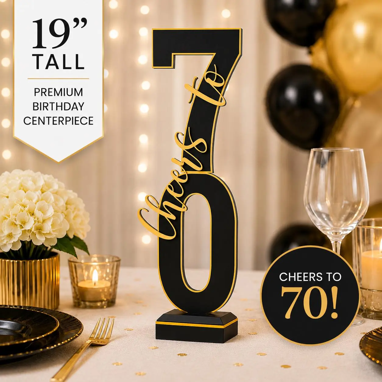 70th Birthday Premium Decorations