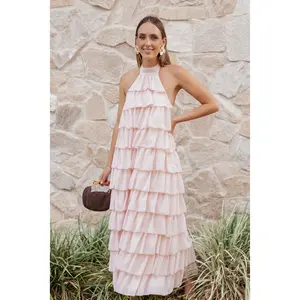 Zoella Maxi Dress - Pink