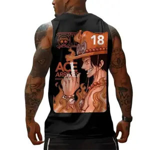 Naruto Sasuke Tank Top with Epic Manga Panel Design - Anime Graphic Muscle Shirt for Fans Workouts & Urban Streetwear Looks Black Fabric Men's Sleeveless Sharingan Print