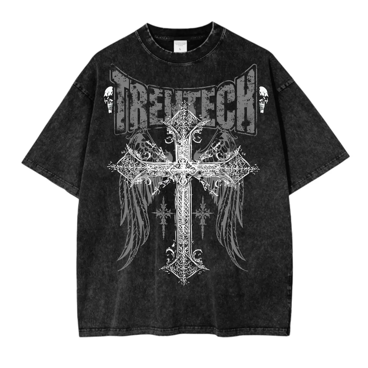 Tren Tech Gym Washed Tee, Gym Washed Heavyweight Cotton T-shirt, Workout Tee, Sport Gift, Gymnastic Merch Fan , Streetwear Washed Tee, Vintage Hiphop Washed Shirt, Retro Washed Tee, Limited Design For Sport M09