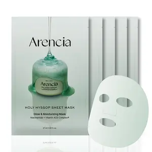[ARENCIA] Holy Hyssop Sheet Mask (5ea) - Hydrating, Glowing, Boosting skin