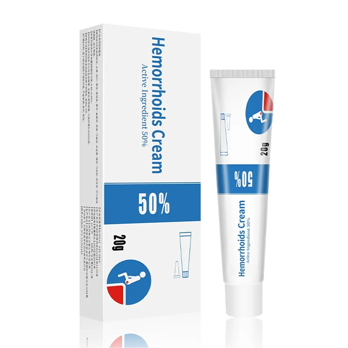 Advanced Hemorrhoid Treatment. 5% Lidocaine + Shrinks + Protects Skin + Aloe + Witch Hazel + Botanicals, External & Internal Use. Most Complete OTC Ointment & Fissure Cream, USA Made.