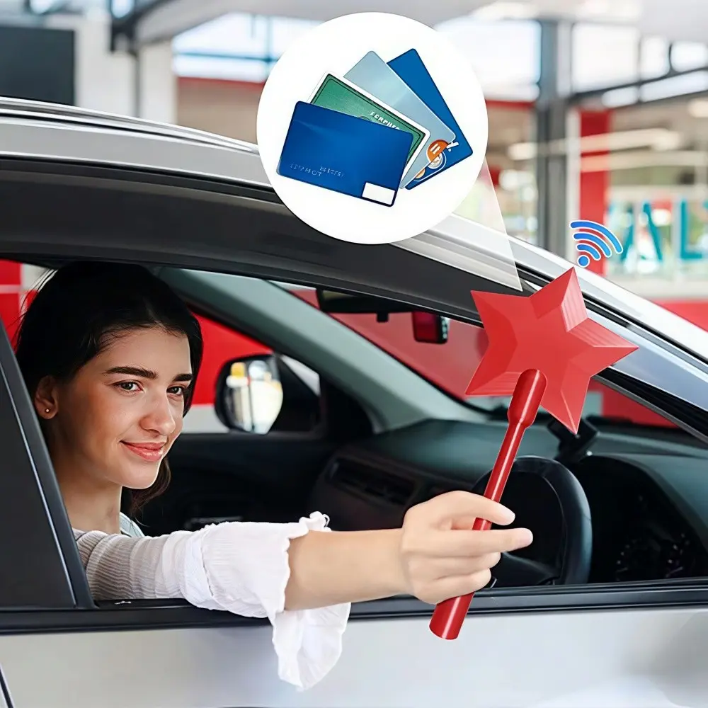 Contactless card reader, suitable for high-speed / parking lots / all scenarios. Starlight model car card reader, say goodbye to card insertion. The Starlight model car card reader also eliminates the awkwardness of opening the car window!