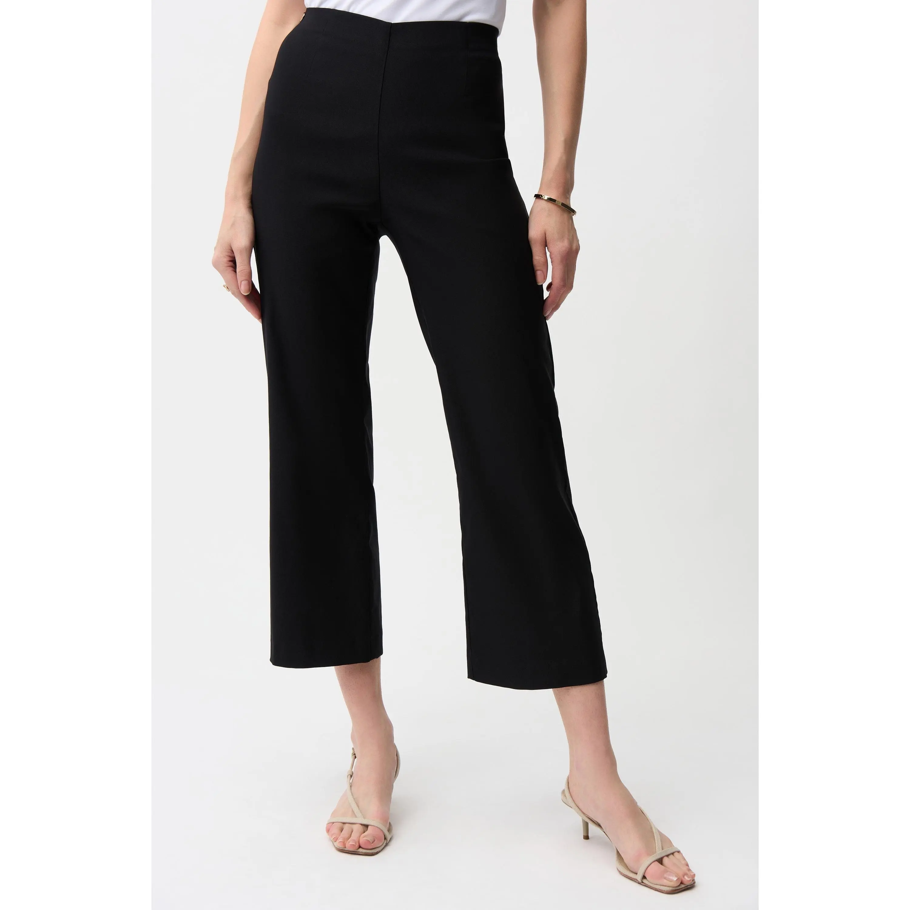 Soft Micro Twill Pull-On Culotte Pants