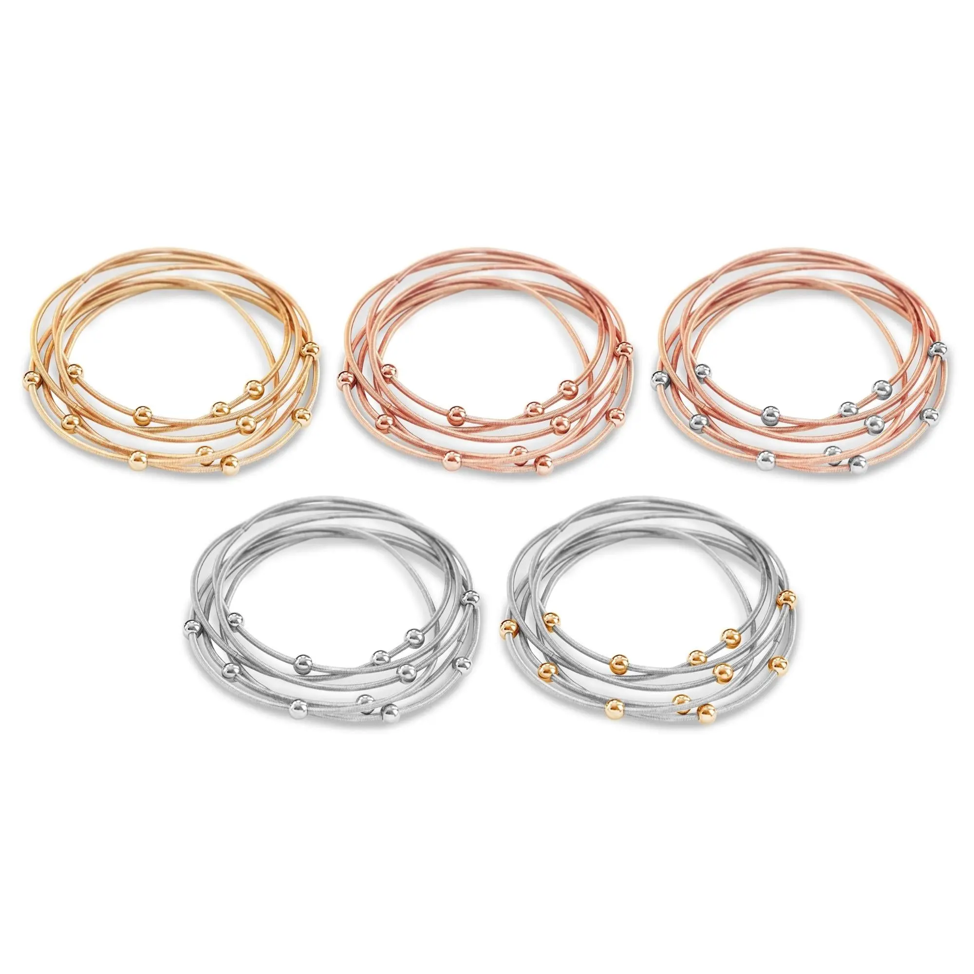 Original Guitar String Bracelets for Women, Casual Stretchy Wrap Wristband Set with Adjustable Fit - Lightweight Elastic Jewelry for Music Lovers