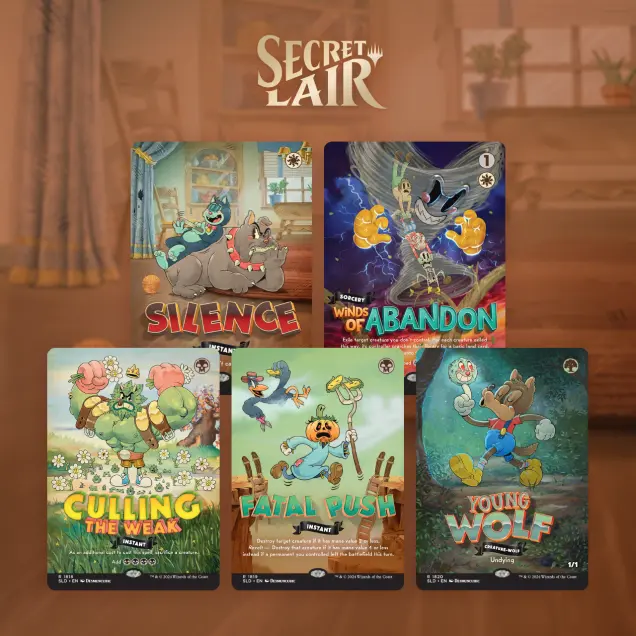 Magic The Gathering Secret Lair Drop: Our Boss is on Vacation Superdrop: Twisted Toons - Non-Foil Edition - Secret Lair Drop Series (SLD)