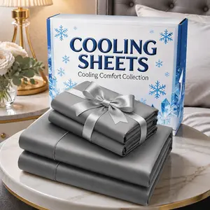 Bamboo Fiber Deep Pocket Bed Sheet Set - Breathable, Cooling, Hypoallergenic Bedding for Kids, Master Bedrooms (bamboo sheets)