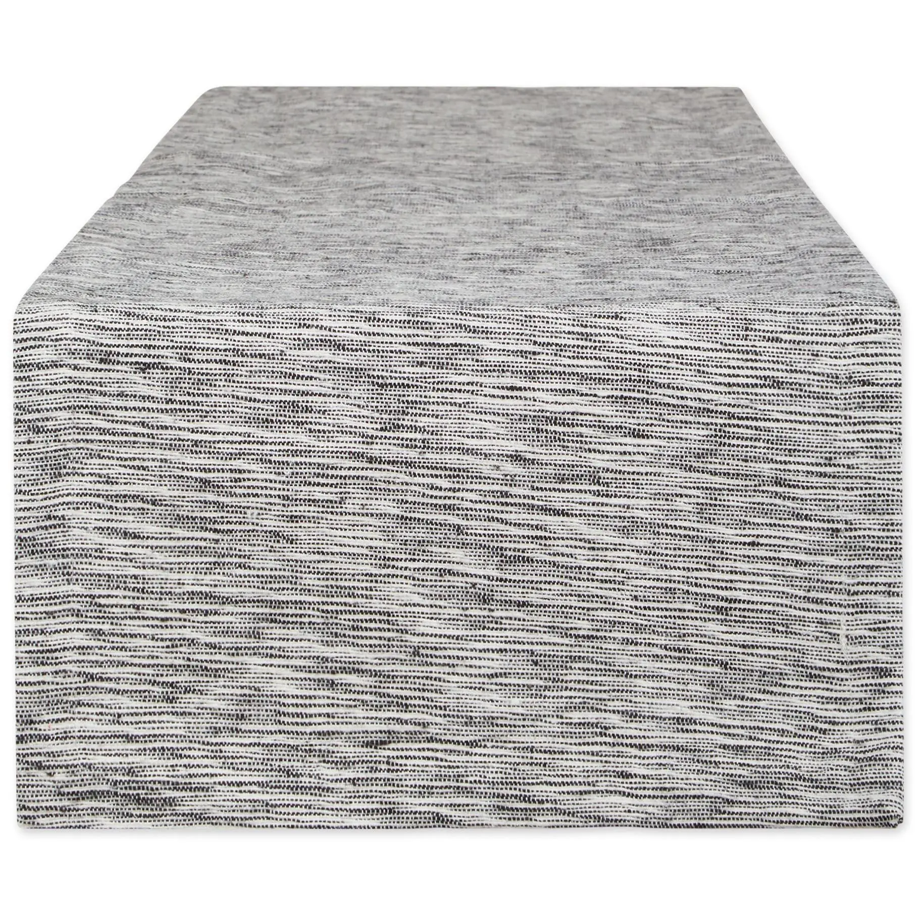 Design Imports 14x108" Recycled Cotton Slubby Rib Table Runner