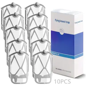 Flying Insect Trap Refills - 10 Pack Flying Trap Refills Compatible Compatible with zzevo Flying Insect Trap Indoor Light M364 M364A and Max Fully Compatible Size