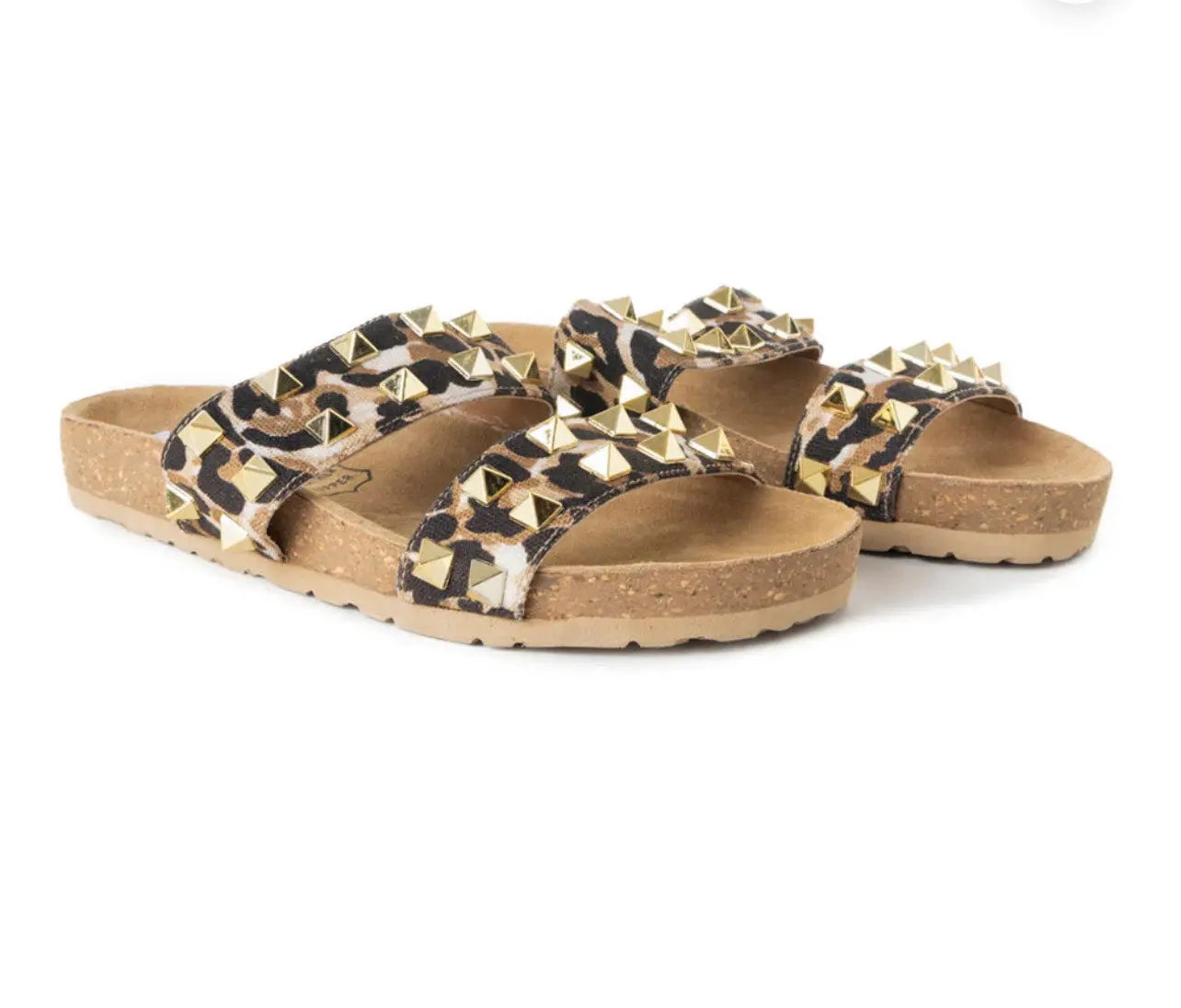 Women's Chic Leopard Print Open-Toe Ankle Bubble Sandals - 1 Pair No-Slip Walking Shoes for Women, Exotic Casual Summer Footwear with Printed Textile-EVA Material