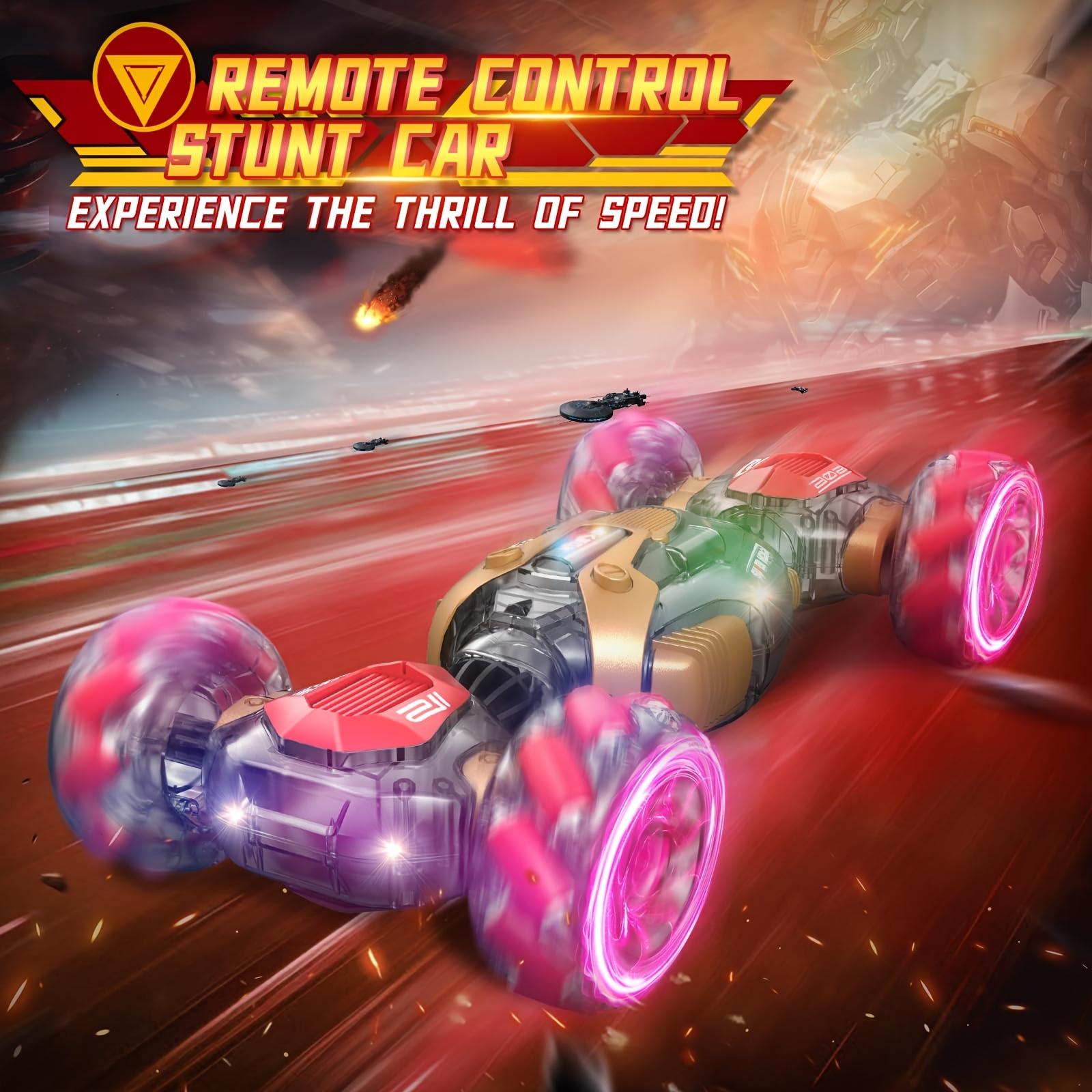 Boys and Girls for Age 6-12 Birthday Gift Ideas Gesture Sensing RC Stunt Car Toys, Hand-Controlled 2.4GHz Remote Control Twist Cars, 4WD All-Terrain Off-Road Vehicle for Kids Party Toy