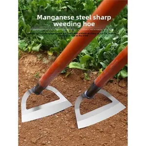 Weeding hoe, a special household weeding tool, for growing vegetables, outdoor manganese steel shovel, grass-scaping agricultural tool, comprehensive agricultural tools, Durable gardening tools