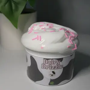 Dairy Drizzle Creamy Thick Slime - ZeeSlimez