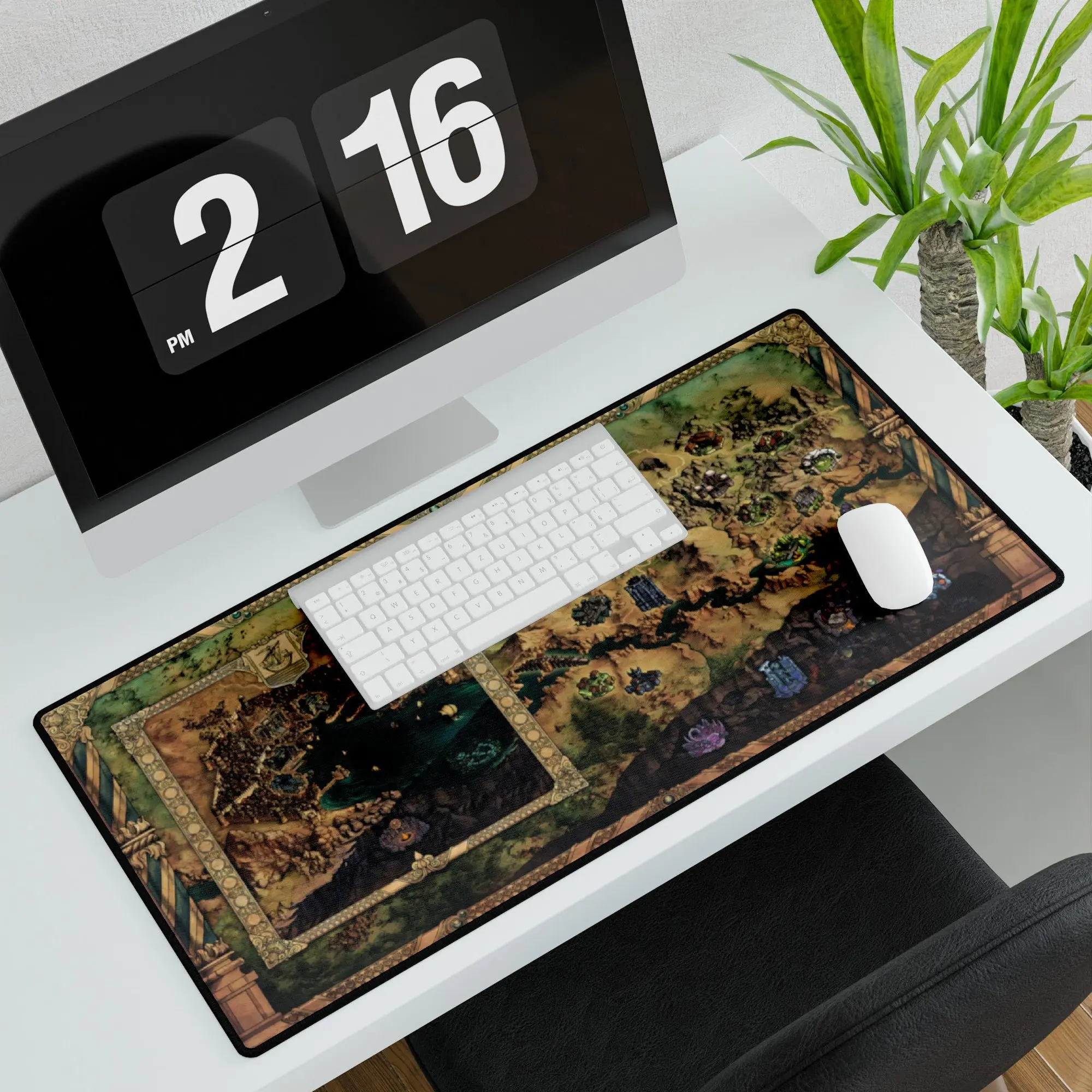 Baldur's Gate 3 Map Mousepad - BG3 World Map Desk Mat - Anime Desk Mat - Gift For Gamer - Mothers Day Gift