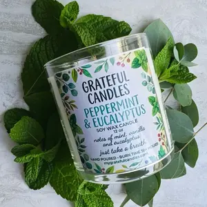 Peppermint & eucalyptus candle Peppermint & eucalyptus candle