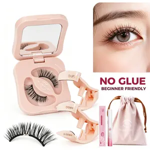 Magnetic Eyelash Set – No Glue, No Liner, Waterproof Lash Clusters, Reusable & Beginner-Friendly Angel Lashes