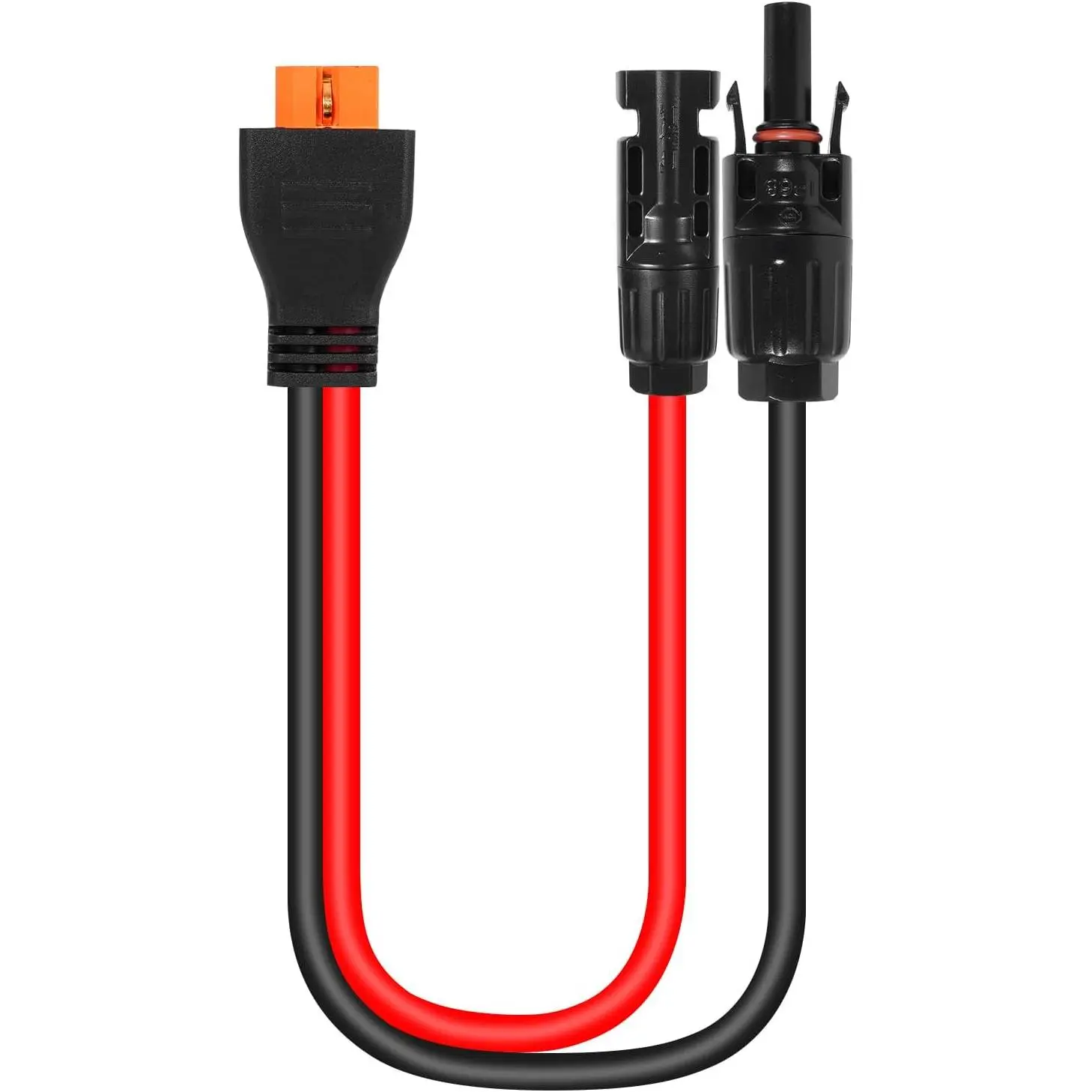 10AWG Tinned Copper XT60i Female to Panel Connector Extension Cable - Durable, Corrosion-Resistant, 1FT RC Battery Accessories for Drones, Renewable Energy Systems