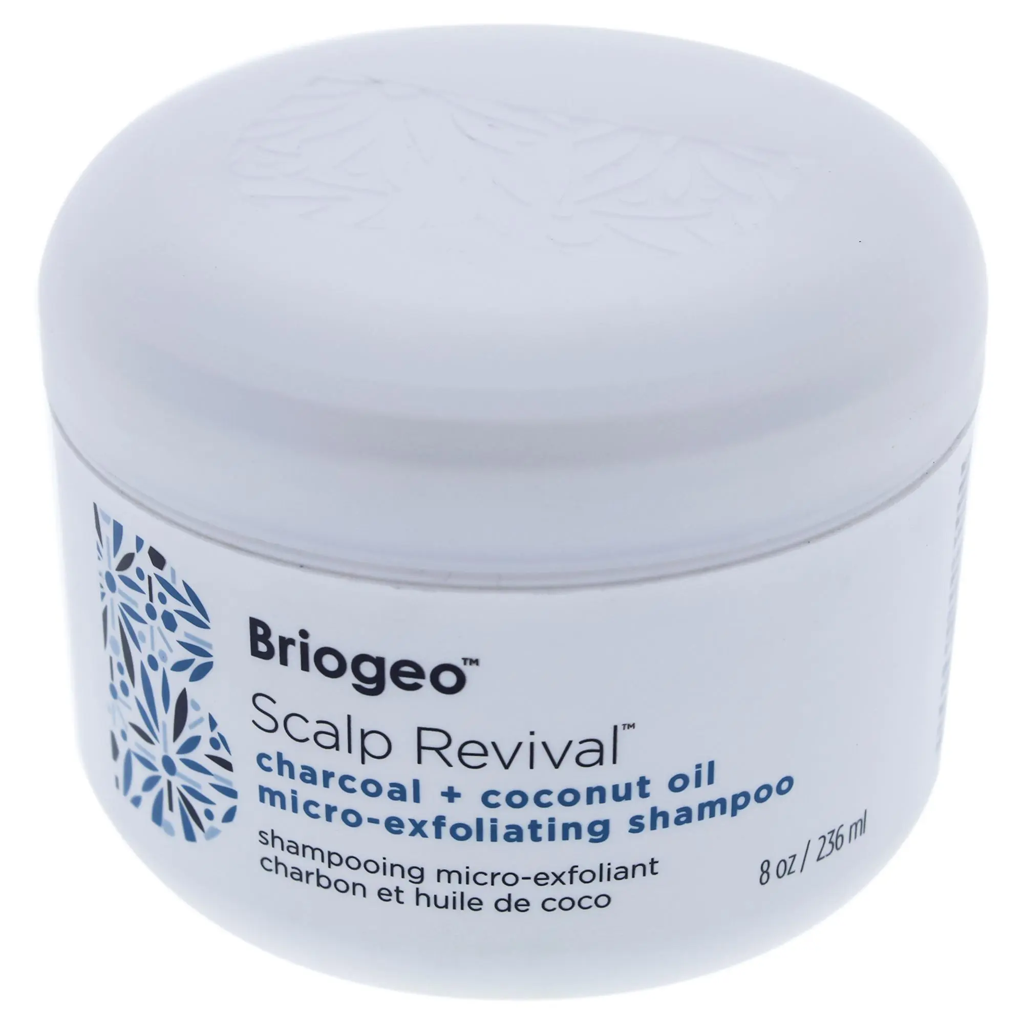 Briogeo Scalp Revival Charcoal Plus Coconut Oil Micro-Exfoliating Haircare Cleanser, Unisex Daily Shampoo for Apply Scalp Use - 8 fl oz, Deep Cleanse