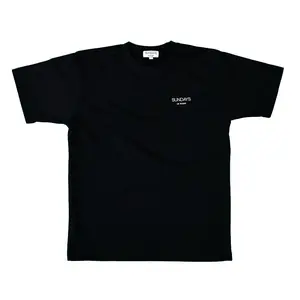 Sunday in Rome Black Classic Crew Tee - Print
