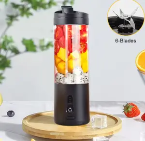QuickBlend Pro Mini Portable Blender - Portable Power for Fresh Drinks - Ideal for On-the-Go Use - Bottle and Drinkware Compatible